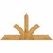 Ekena Millwork Richland Rough Sawn Timber Gable Bracket, Western Red Cedar, 72"W x 36"H x 4"D x 6"F, 12/12 Pitch GBW072X36X0406RIC00RWR - alternate 1